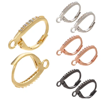 

ZHUKOU 11x17mm creative DIY Earrings Clasps Hooks for DIY handmade earrings jewelry accessories making findings model:VE123
