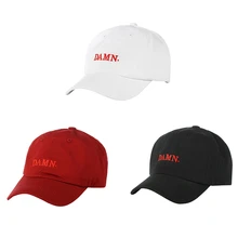 Бейсбольная кепка для женщин и мужчин с вышитыми буквами хлопковая шляпа головные уборы для спорта на открытом воздухе одежда с регулируемой задней застежкой