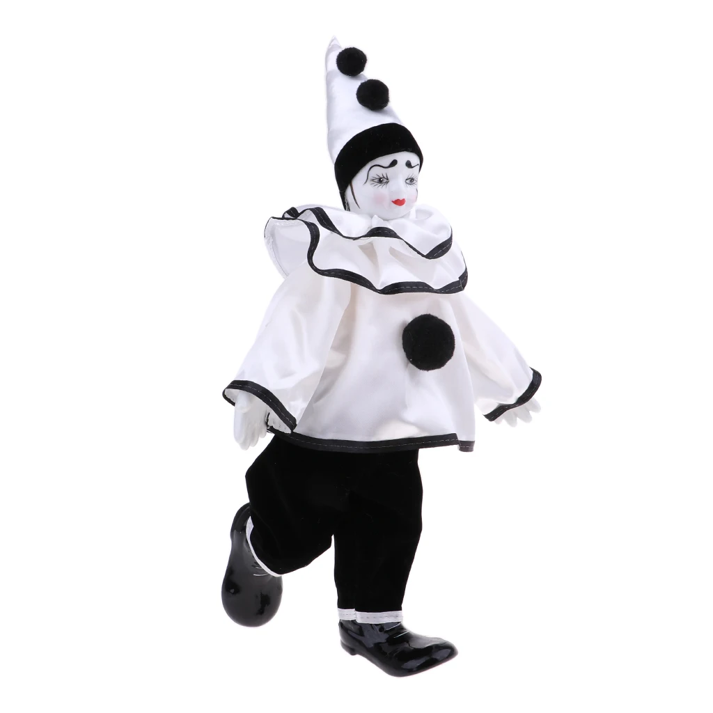 38cm Porcelain Dolls Clown For Kids Birthday Gifts Toy Home Table Decoration Kids Toy Gifts #4