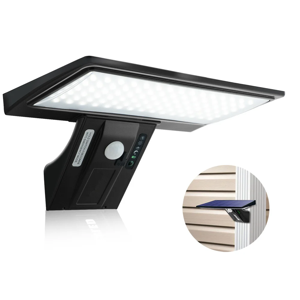 

lampara Solar Led Light Outdoor Wall Lamp 90 Led Solar Light Powered Sunlight Street Light PIR Motion Sensor Garden Decoration