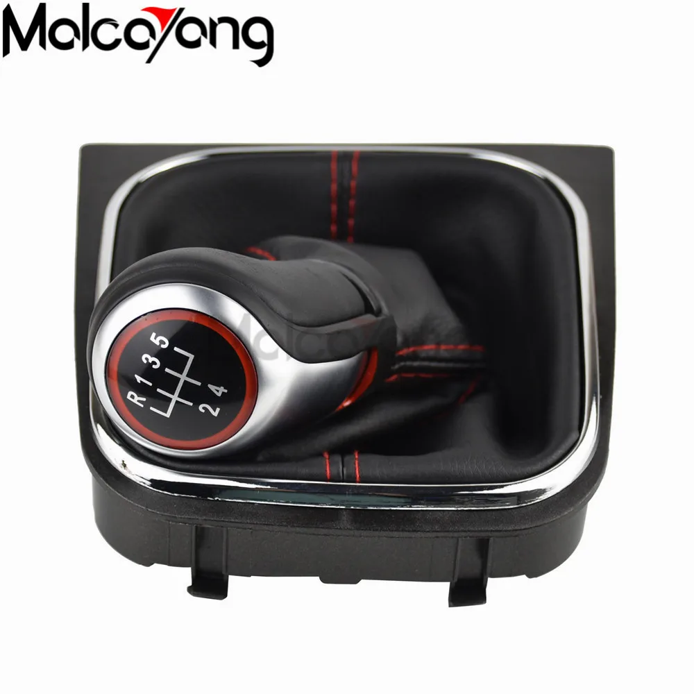Для V-W Volkswagen Golf 5/6 MK5/6 Scirocco(2009) Octavia(2006) 5/6 скорость рукоятка для рычага переключения передач Ручка шариковая крышка багажника Gaitor