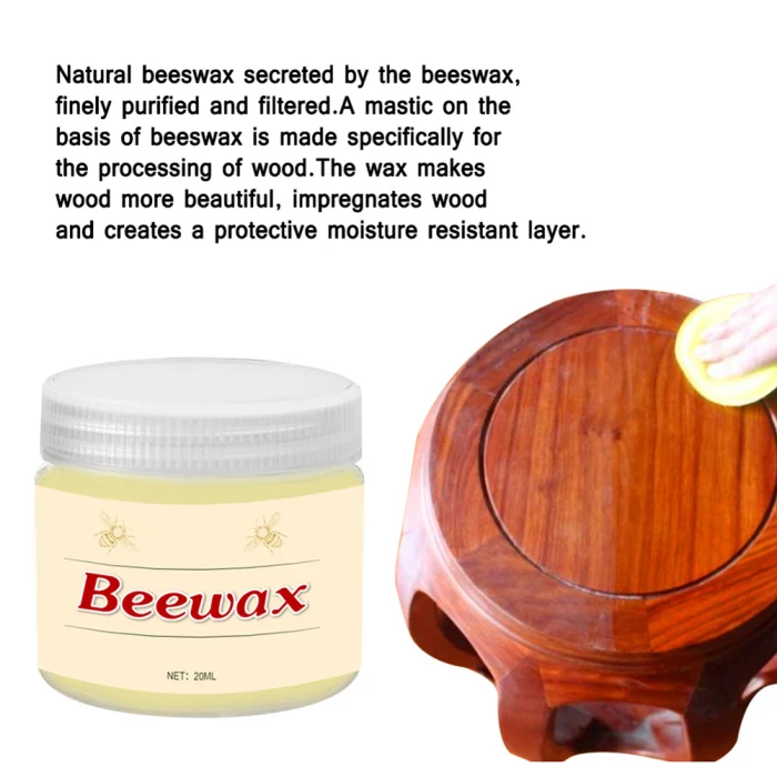 Полное решение деревянная приправа пчелиный воск мебель уход пчелиный воск влагостойкий 20 г DC156