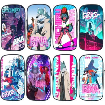 

BNA BRAND NEW ANIMAL Pencil Case Anime Cosmetic Bag Student Cartoon Pen Bag Boy Stationery Storage Bag Kids School Supplies Gift