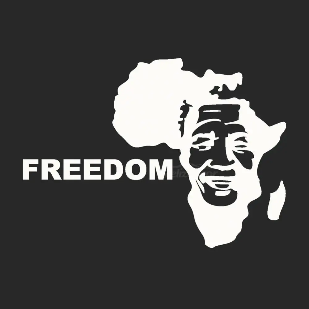 Плотная и честного работника Манделы Африке кузовных наклеек Графика наклейка