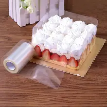 8/10 см прозрачный мусс Обёрточная бумага край Bsking для выпекания хлебобулочных изделий лента десерт воротник DIY инструмент для украшения