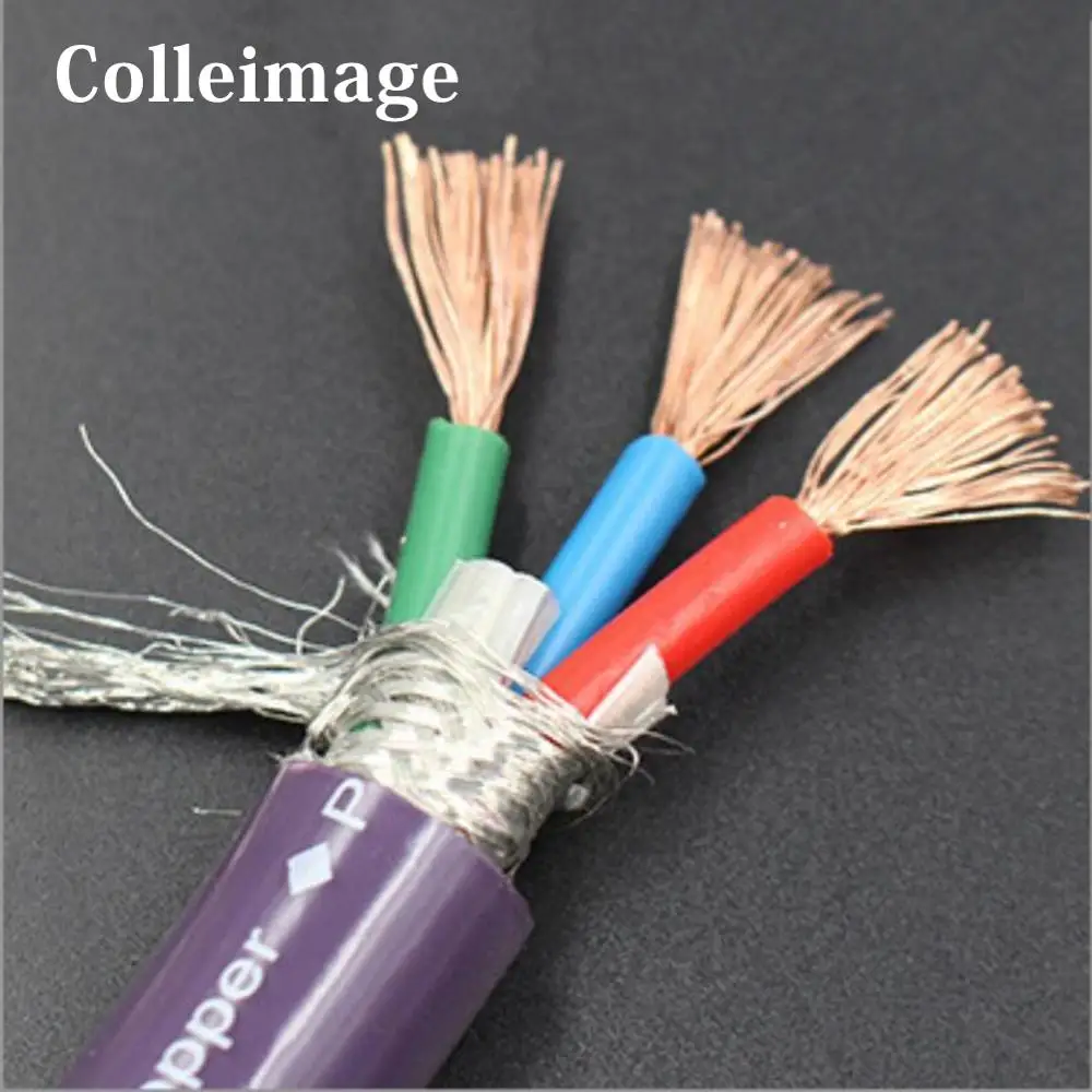 

Colleimage Hifi Audio High Performance 6N OFC Copper 4.0MM Square SA-OF8N Power Cable16mm for DIY Audio AMP DVD VCD Power Cable
