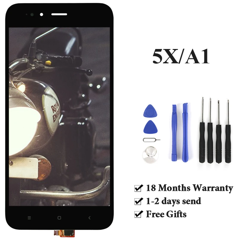 

All tested Good quality for Mi 5X lcd display 5.5 inch assembly replacement for A1 lcd screen mobile phone lcd