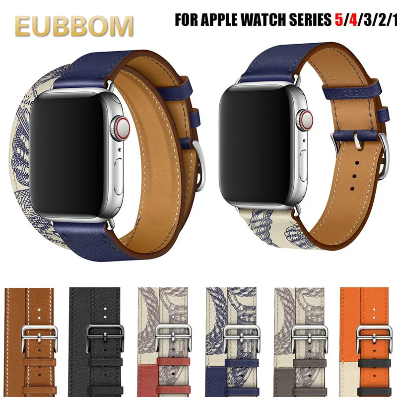Натуральная кожа петля ремешок для наручных часов apple watch версии 44 мм 40 42 38 iwatch
