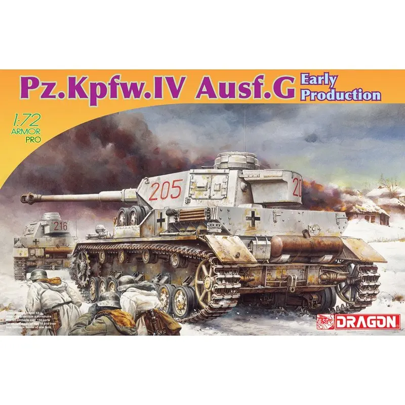 DRAGON 7278 1/72 Pz.Kpfw.IV Ausf.G набор моделей раннего производства | Игрушки и хобби