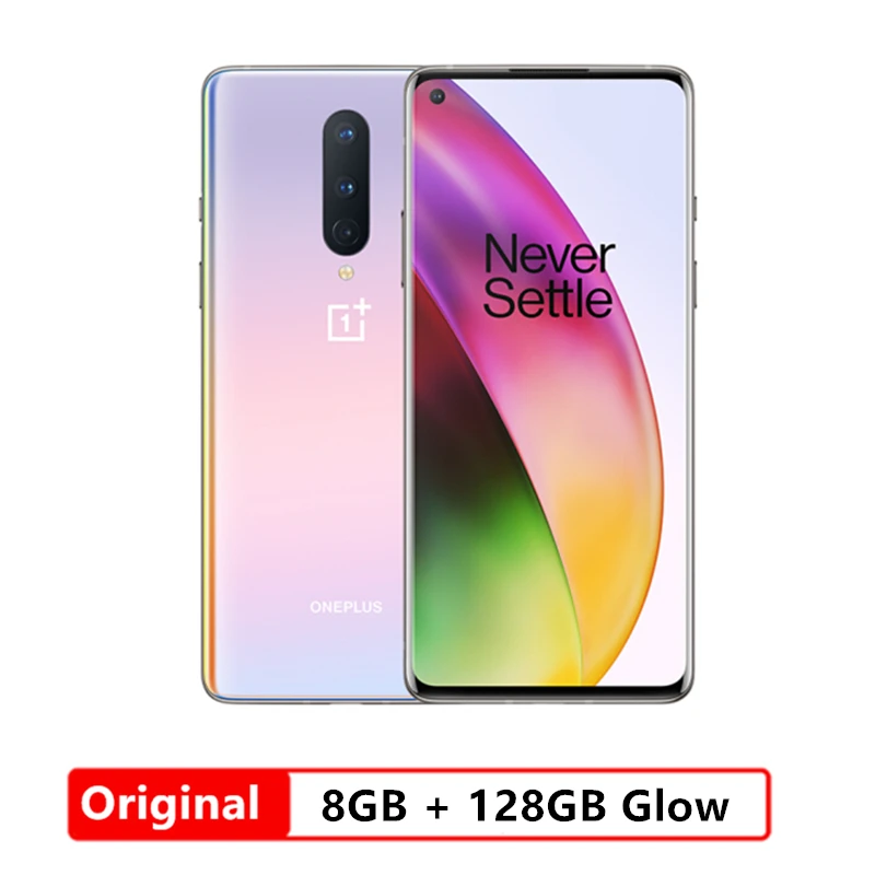 Global Rom Oneplus 8 5G Smartphone  8GB 128GB  Snapdragon 865 Octa Core 6.55'' 2400x1080 90Hz Android 10 30W Charger NFC oneplus nord cellphones