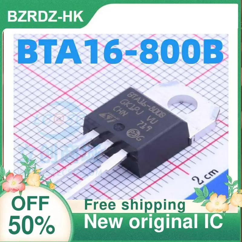 

20PCS BTA16-800B BTA16-600B TO-220 16A/800V/1W New original IC