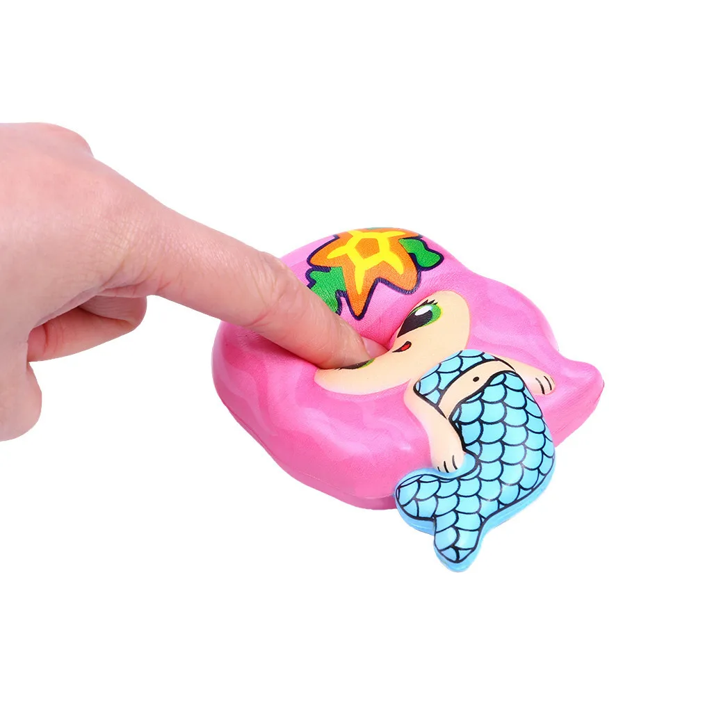 Adorable Mermaid Slow Rising Squeeze Stress Reliever Toys for Children Birthday Gift Toy Party Decor Supplies kids toys #A