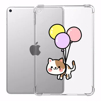 

iPad 2020 Pro 11-inch Case Cute Cat RabbitCover Transparent For iPad Air 3 Mini 5 4 3 2 1 Anti falling shell iPad 7th generation