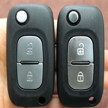 

DAKATU Modified Flip Remote Key Shell Case 2 / 3 Buttons for Renault Vivaro Movano Traffic Master Kangoo with NE72 / VA2 Blade