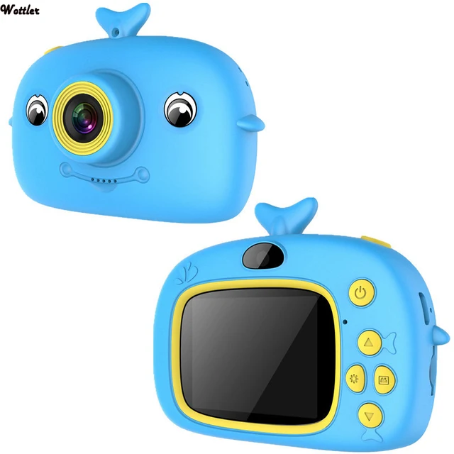 1500W Pixel Kids Digital Camera Mini Cartoon Camera 2.0 Inch IPS Children's Video Camera For Children's Toy Camera Birthday Gift 1