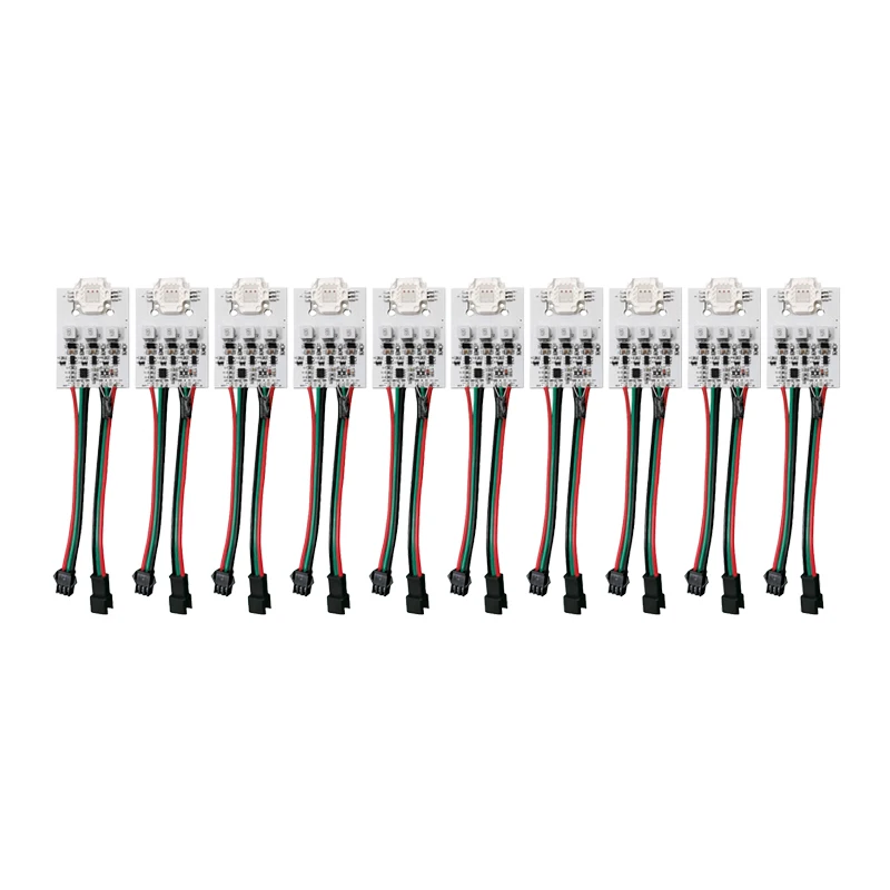 WS2811 high power 3W/9W led full color pixel module , RGB addressable full color pixel floodlight DC12-24V
