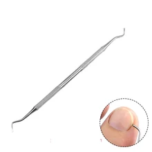 1 шт., многофункциональные палочки для дизайна ногтей из нержавеющей стали, Специальная двойная головка, палочка для ногтей, ложка, палочки, инструменты для маникюра и педикюра
