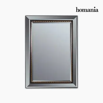 

Mirror Synthetic resin Bevelled glass Black Gold (80 x 4 x 110 cm) by Homania