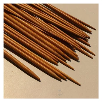 

New 36 single pointed knitting needles made of bamboo, size of 18 kinds of carbonized (length: 25 cm)