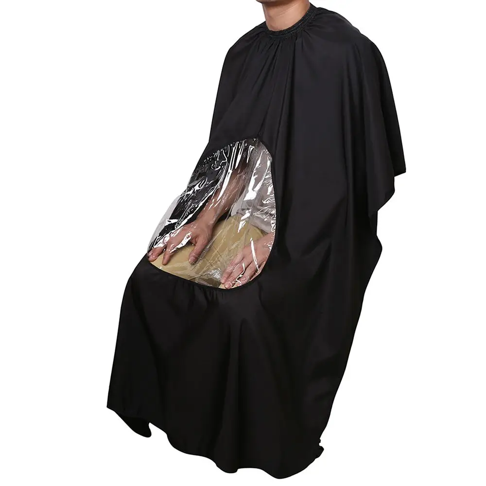 Professional Salon Barber Cape Hair Cutting Haircut Apron With Clear Visual Window Anti Static Waterproof Reliable Protection Combs Aliexpress