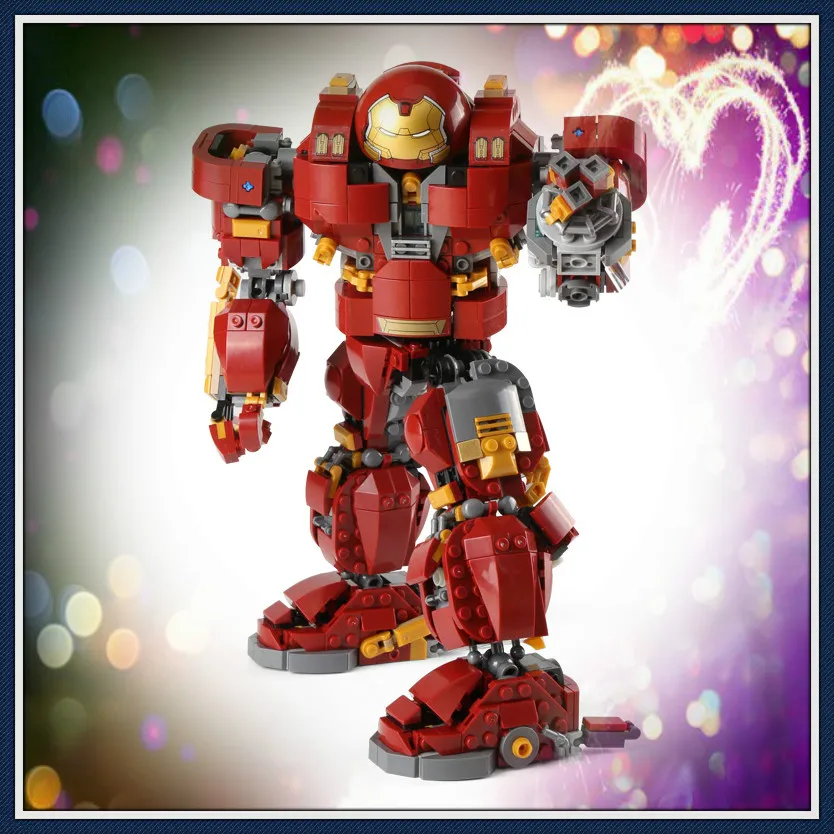 

Anti Hulk Mech Toy Building Bricks Blocks Model for boy 07101 1527Pcs Super Genuine Hero Compatible with 76105