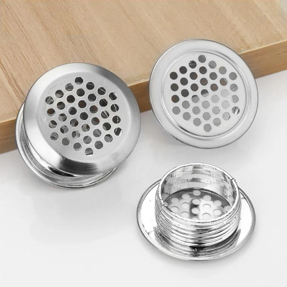 5/10Pc/Set Stainless steel double-sided adjustment vent cover furniture Air Vent Louver ventilator grille cover for Shoe cabinet