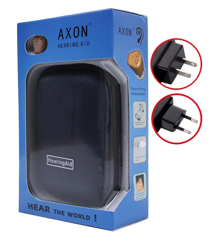 AXON K-88 пожилая аккумуляторная слуховой аппарат аудио-усилитель звука