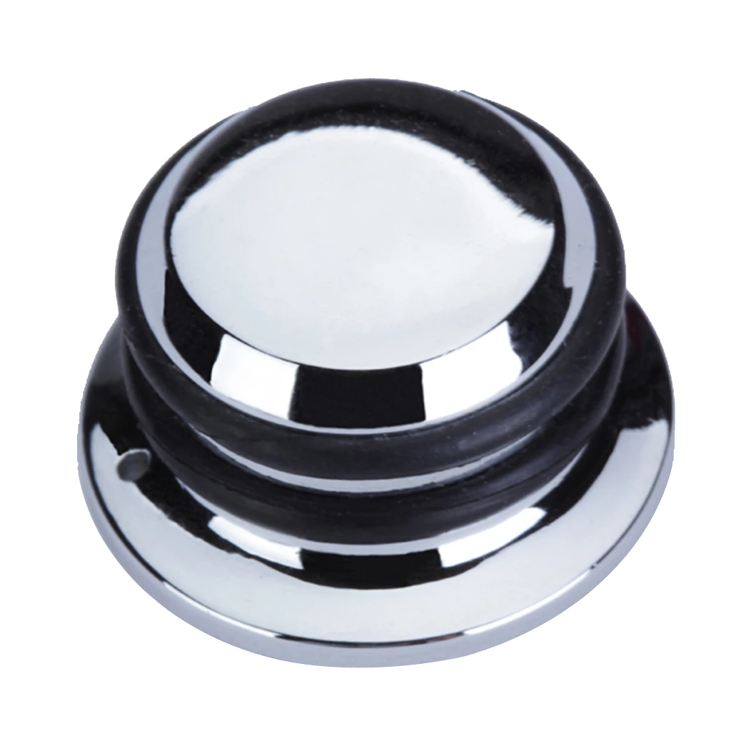Guitar Knob Silver Top Hat Tone Tunning Knobs For Electric Guitar Bass Parts