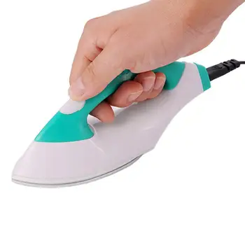 

Mini Steam Iron 100w Portable Travel Cloth Iron Even Heat Scratch Resistant Stainless Steel Sole Plate
