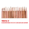 Pure Copper 900M-T Series Soldering Iron Tips 900M-T-K 900M-T-I Welding Sting Solder Iron Tip for 936 Soldering Rework Station ► Photo 1/6