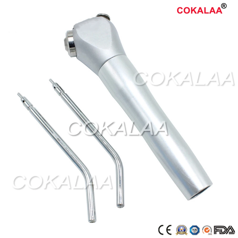 

Dental Air Water Spray 3 Way Syringe with 2 Nozzles Tips Tubes For Dentists