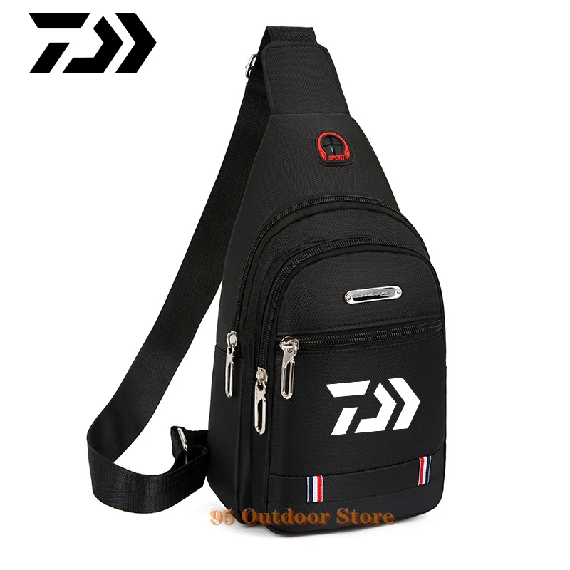 2022 Daiwa Fishing Backpack Waterproof Lures Reel Bag Straps Fish Tackle Chest Pack Multi-pocket | Спорт и развлечения