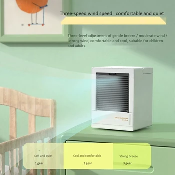 

Air Cooler Portable Colored Lights Air Conditioner for Office Refrigerating Device