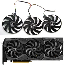 Darmowa wysyłka 88mm T129215SU wentylatory chłodnicy karty graficznej dla ASUS ROG strix-geforce RTX 2080 2080 Ti gier RTX2080 RTX2080Ti wentylator