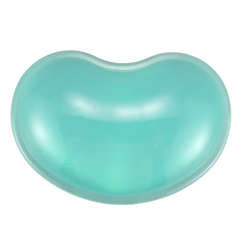 Clear Green Soft Heart Shape Gel Wrist Rest Computer Laptop Mouse Pad | Компьютеры и офис