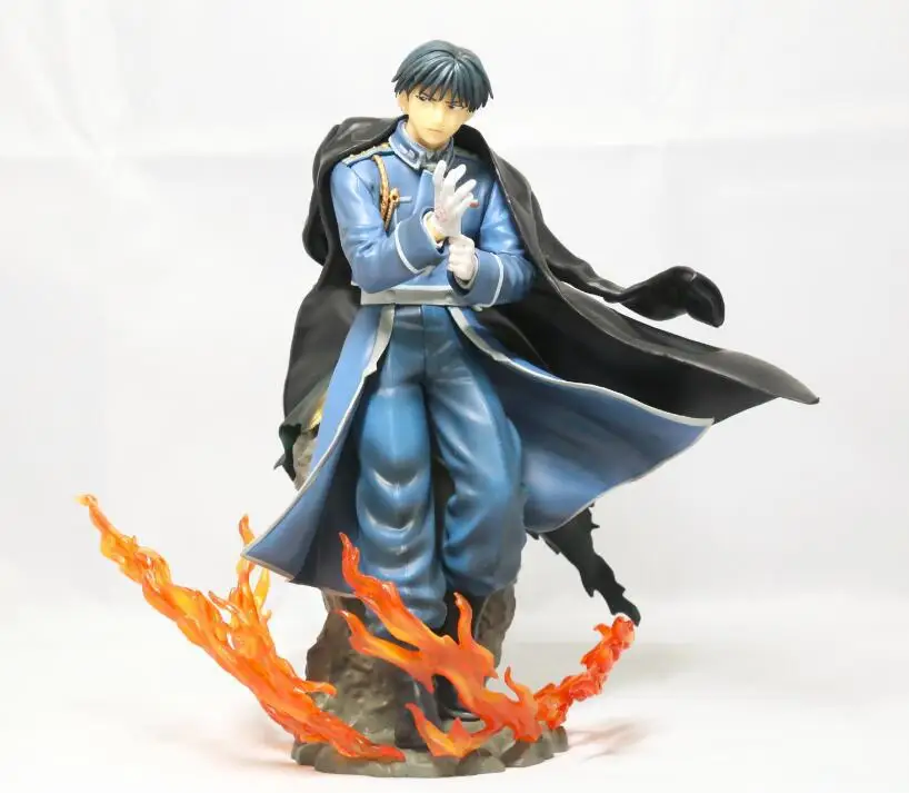 Anime Peripheral Fullmetal Alchemist Division Fire Practice Colonel Roy Horse Stan Garage Kit Model Toy