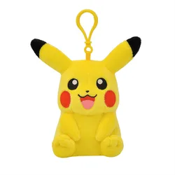 LLavero de peluche de Pokémon para niños, figuras de dibujos animados de Bikachu, Charmander, Psyduck, Wobbuffet, Snorlax, regalo de Navidad
