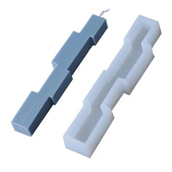 

Special Shaped Strip Candle Silicone Mold Handmade Making Candles Mould Decor