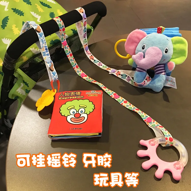 

Baby Toys Teethers Bandage Cloth Baby Trolley Pacify Pacifier Clip Anti-out with Dining Chair Feeding Bottle Kettle Lanyard