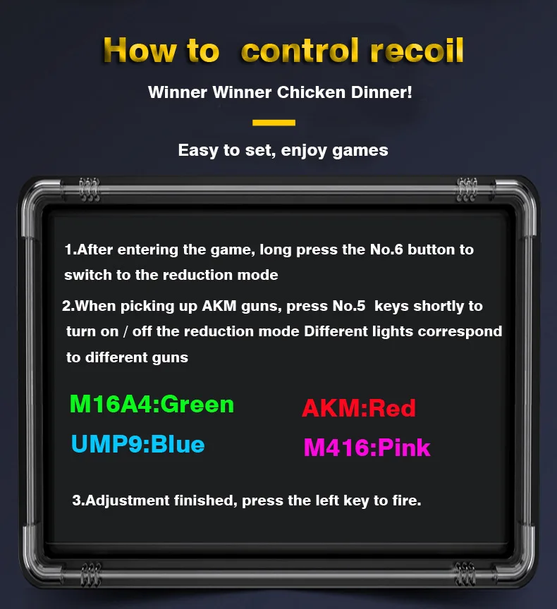 Игровая клавиатура и мышь с помощью одной руки Макро запись, клавиатура цветная подсветка эргономичная клавиатура для PUBG пистолет для игровых ПК
