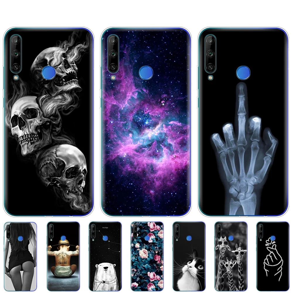 Силиконовый чехол для HONOR 9C мягкий телефона из ТПУ 6 39 дюйма Huawei Honor 9 C AKA-L29 задняя