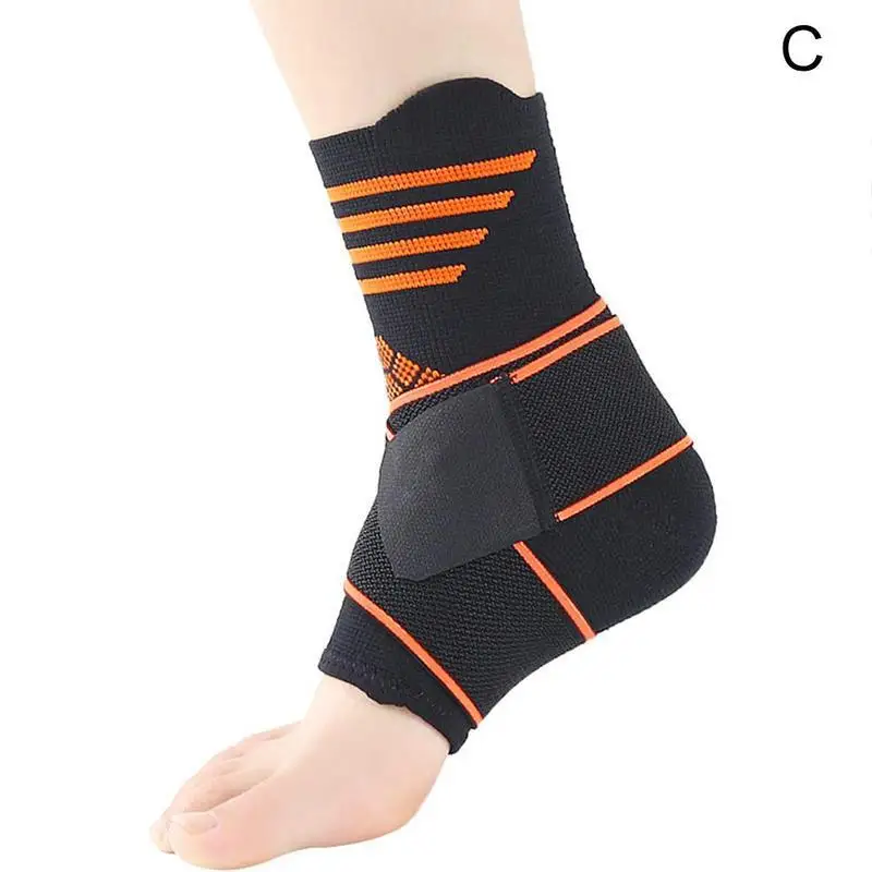 S-xl Sports Ankle Brace Compression Strap Sleeves Support 3d Weave Elastic Bandage Bone Care Foot Protective Gear Ligament Care - Цвет: C