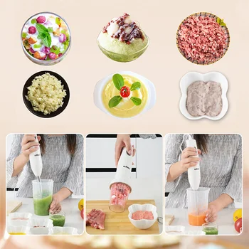 

Stainless Steel Hand Mixer Pastry Cutter Manual Confection 4 in 1 Egg Beater Electric Food Blender Kitchen Tools