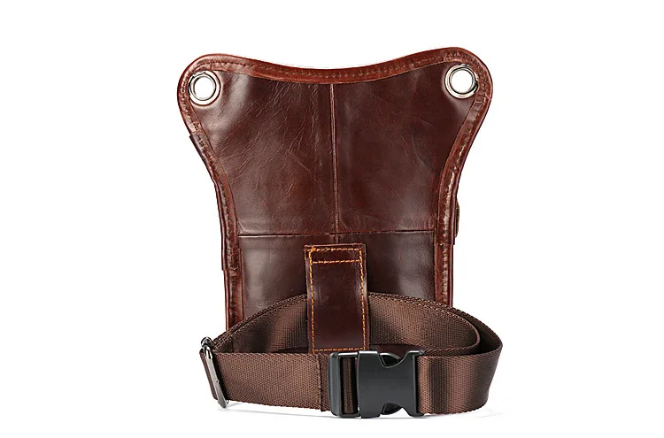 Бренд GO-LUCK, натуральная кожа, поясная сумка, на ногу, на бедро, пистолет, сумка, мужские сумки через плечо, сумка для сотового телефона