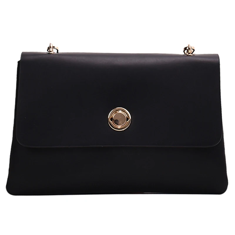 

191116 iVog New Arrival Everyday Female Small Shoulder Crossbody Handbag Black Geometric Hand Bags for Women 2019