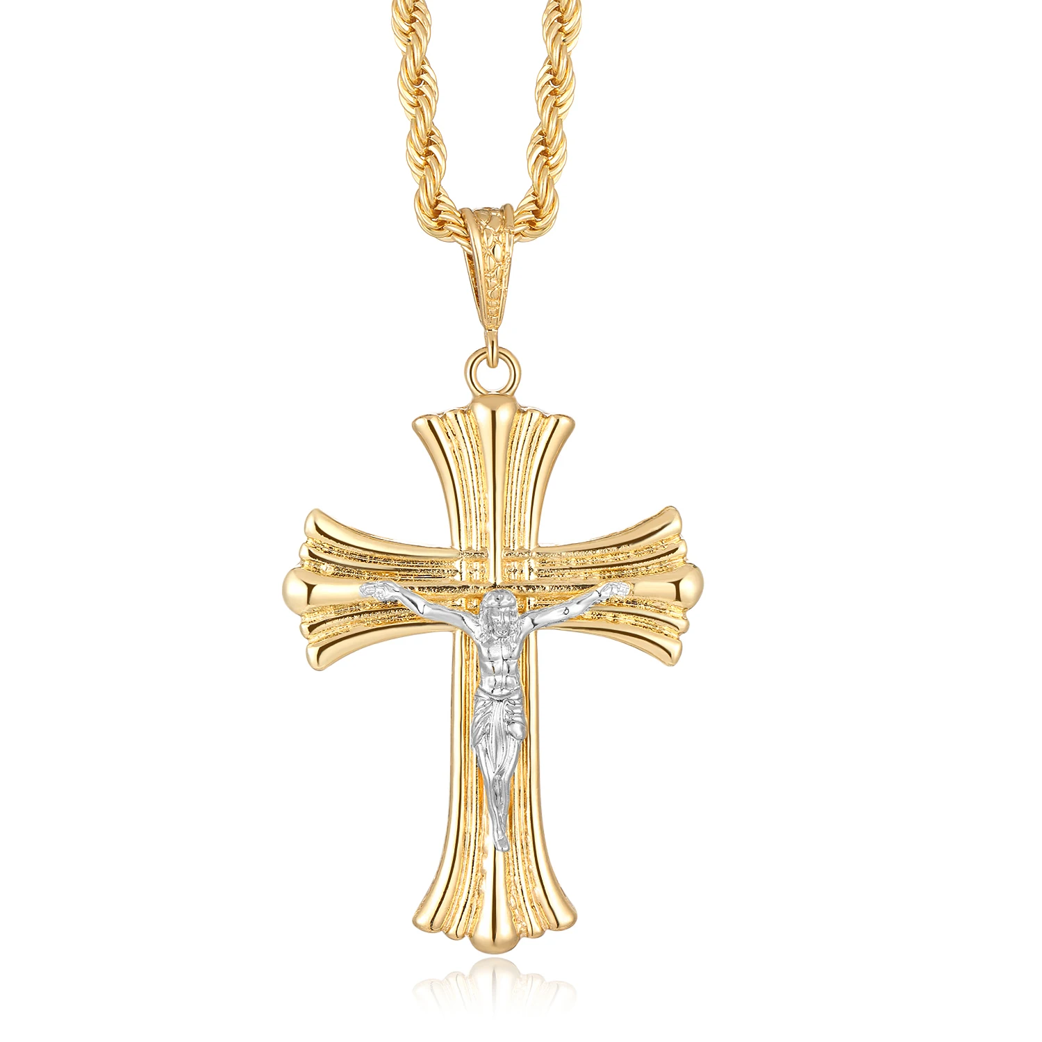 Ожерелье с подвеской изображением Иисуса для женщин и мужчин свадебное модное