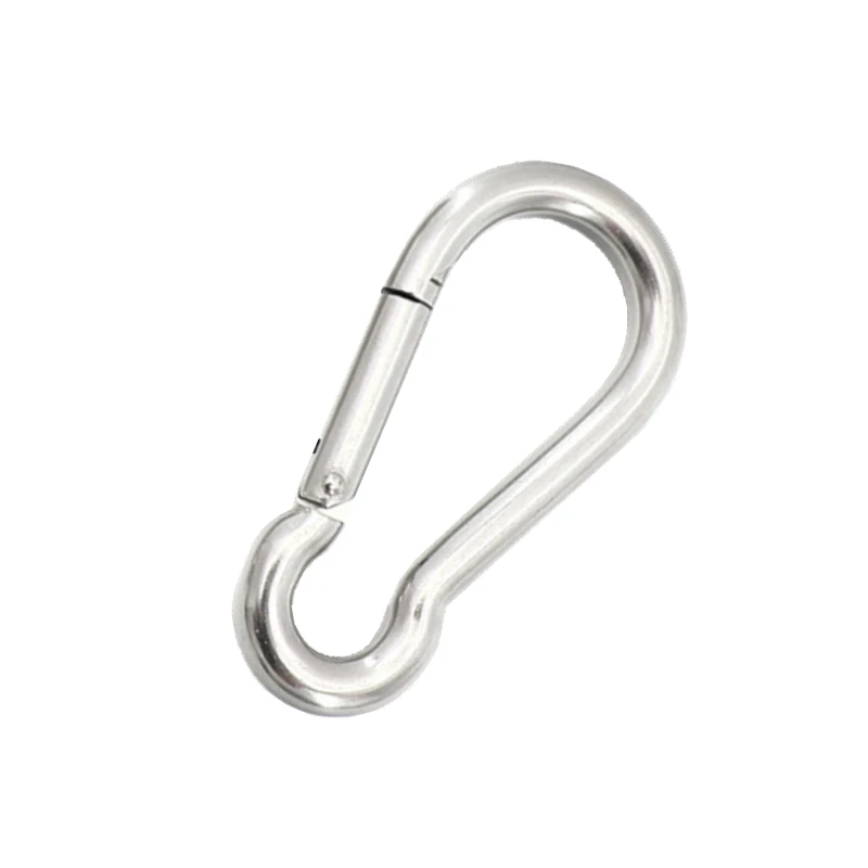 Multifunctional Carabiner Stainless Steel Carabiner With Clip,  Large, Sturdy Climbing Hook, Buckle, Keychain