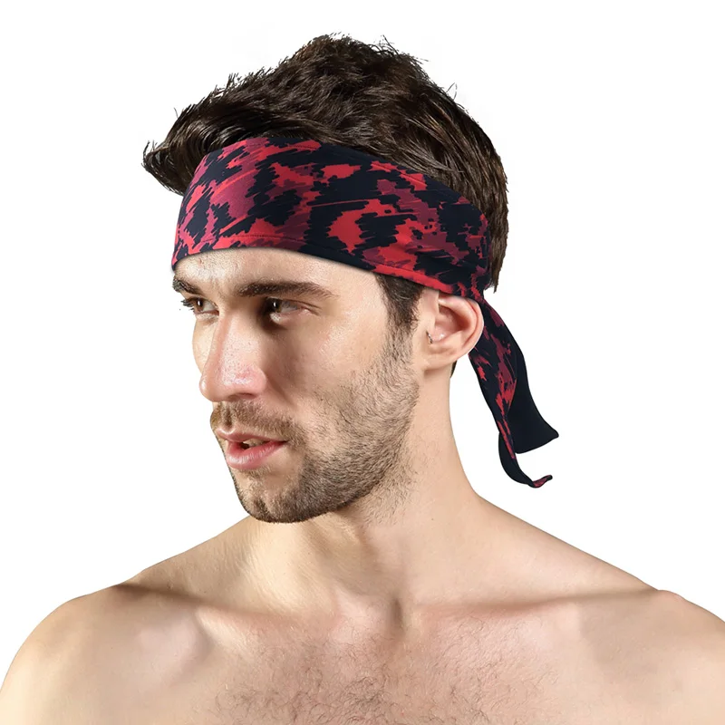 

Knot Type 1Pcs Unisex Dacron Breathable Elasticity Sprot Headband Sweatband Prevent Sweat From Flowing Into Eyes During Exercise