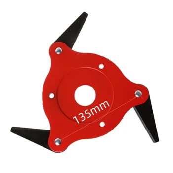 

Lawn Mower Trimmer Head Manganese Steel Alloy 3/4/5 Teeth Cutter Blade Trimmer Lawn Mower Parts Brush Cutter EL
