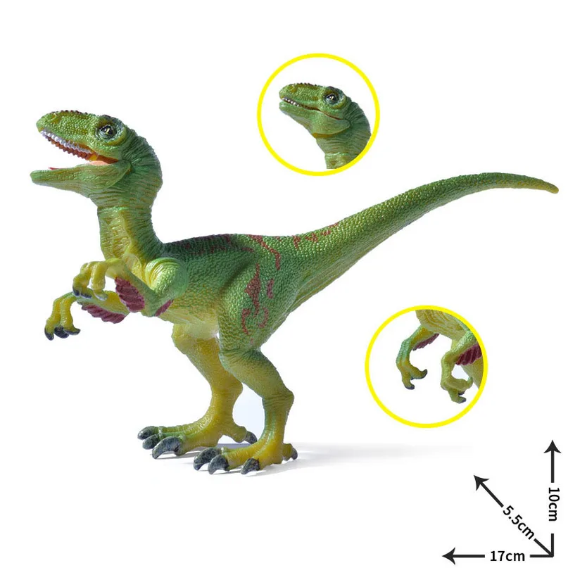 Модель дракона Velociraptor Имитация Динозавра фигурка зверя Образовательное древнее